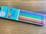 Bleistift-Set Regenbogen "Happiness" aus RC-Papier