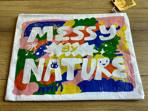 Zipper pouch Messy by nature