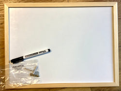 Whiteboard Weißwandtafel 30x40cm Holzrahmen