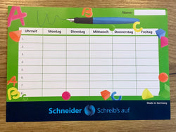 Stundenplan A5 Schneider