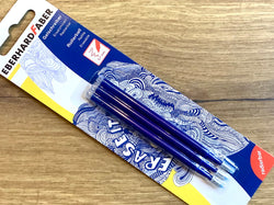 Ersatzminen 3er-Pack radierbare Tierstifte Faber blau