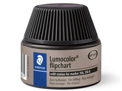 Refill Lumocolor für Flipchartmarker 356 Staedtler 30ml schwarz