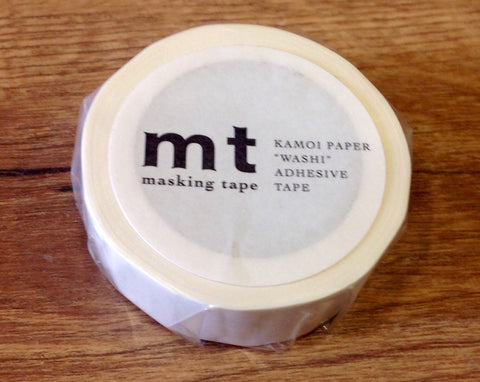 MT Washi Tape - Matte White