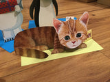 3D-Karte Katze (Gollnow Paper)