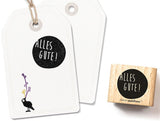 Stempel ALLES GUTE! (Cats on appletrees)