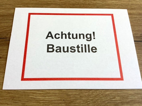 Postkarte "Baustille" (gute&böse)