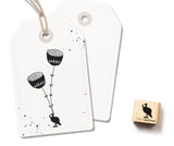 Mini-Stempel Vogel Fred Cats on appletrees